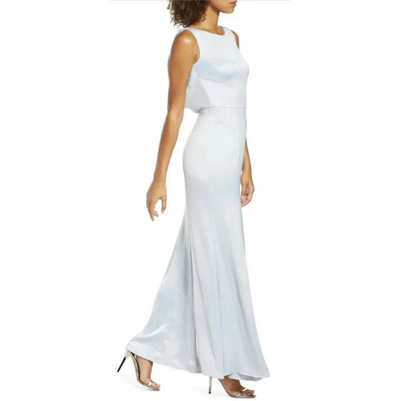 Chi Chi London Baby Blue Formal Gown - Picture 3 of 10